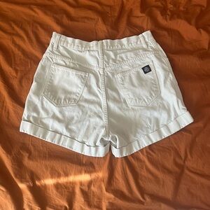 Stylish White Denim Shorts
